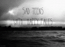 ���� sad teens with happy faces.