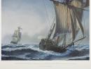 ���� Sloop Providence pursued by HM frigate Soleby