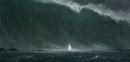 ���� Sail ship in storm sea by lizziebennet19